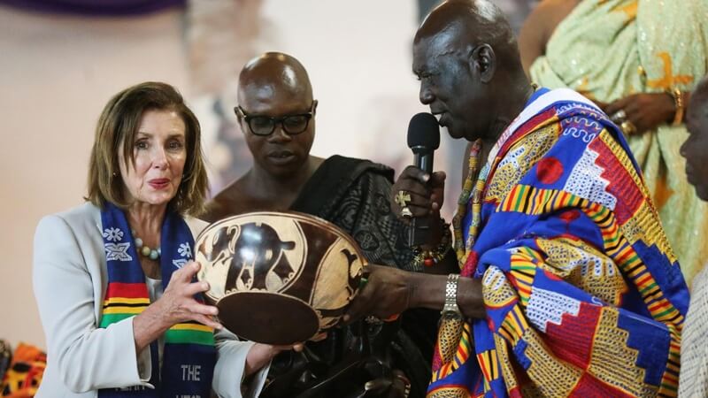Symbolism of 400 years visit to Ghana by Pelosi and black US congress members