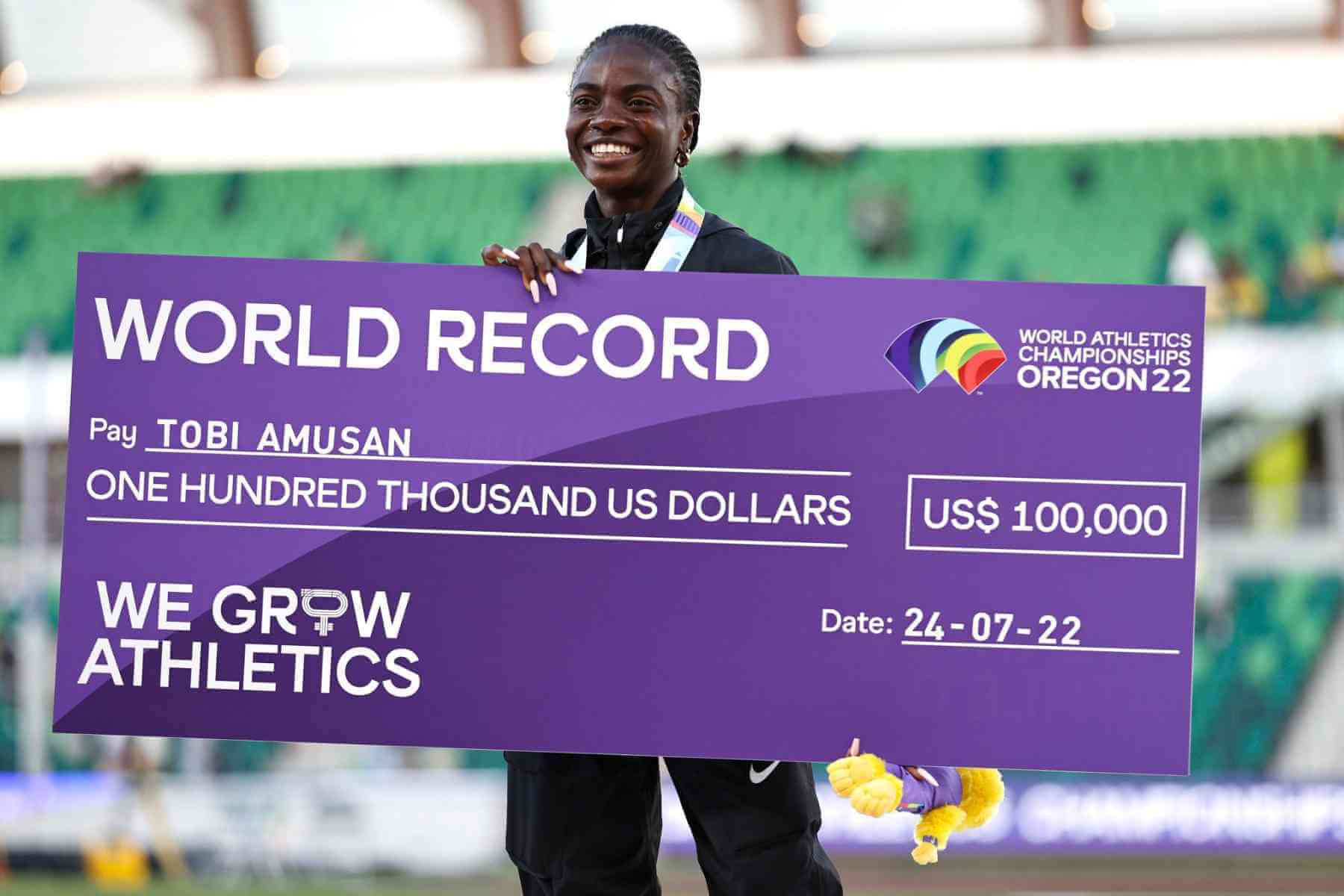 Nigerian Tobi Amusan Breaks 100m Hurdles World Record - TheAfricanDream