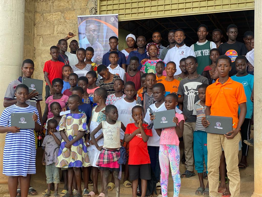 Cyber1Defense Gives Free Training & Laptops To Remote Ghana Areas